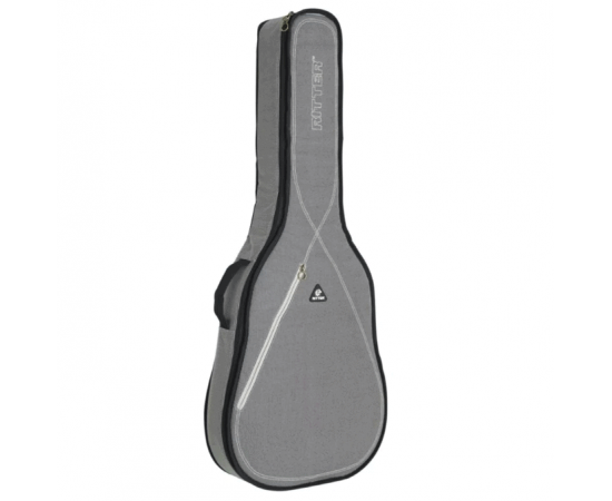 RITTER RGS3-L/SGL Чехол для электрогитары Les Paul, защитное уплотнение 10мм+5мм, цвет стальной SGL