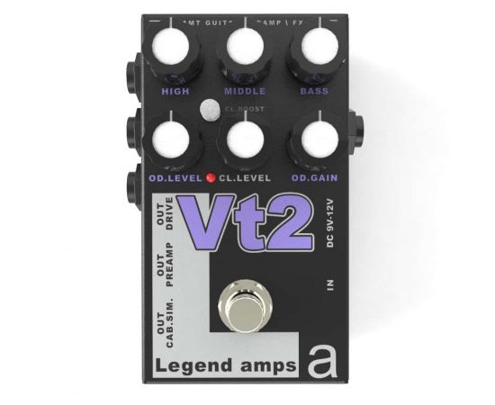 AMT Vt-2 Legend amps Guitar preamp (VHT Emulates 2) Педаль гитарная