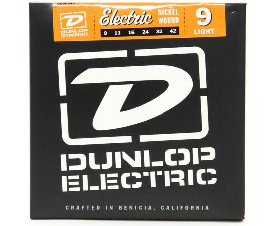 DUNLOP DEN0942 Комплект струн для электрогитары, никелированные, Light, 9-42,Теплые и агрессивные средние частоты.Отличная динамика.Мягкие ощущения.Сбалансированный отклик.