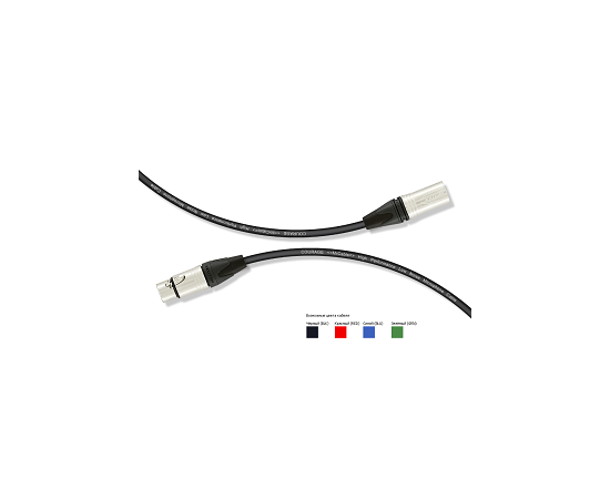 MrCable AIX-10-SC (COLOR) кабель соед. аудио, XLR (мама)  XLR (папа) /--10,0м--/; очень гибкий,