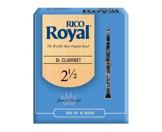 RICO ROYAL RCB1025 Набор тростей  для кларнета №2.5 (10 штук в упаковке)