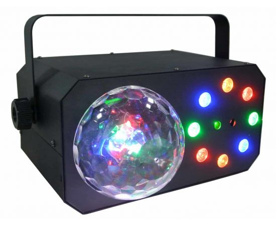 XLINE Light DISCO STAR Светодиодный прибор. 4х1 Вт RGBW (эффект дэрби), 8х1 Вт RGBA WASH LED