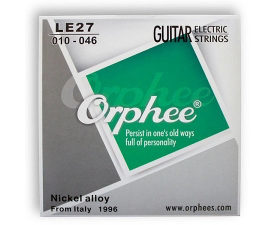 ORPHEE LE27 Струны для электрогитары, сталь, обмотка из сплава никеляr, 10-46