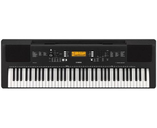 YAMAHA PSR-EW300 синтезатор цвет Black, 76 клавиш, полифония – 48 голосов, 574 Тембра, Двусторонняя передача данных в аудиоформате (44.1 кГц, 16бит, стерео) через USB TO HOST, адаптер в комплекте