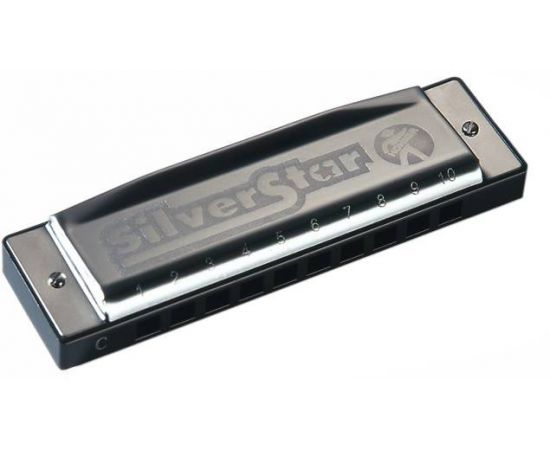 HOHNER Silver Star 504/20 C (M5040167) губная гармошка - Richter Diatonic. Маленькая упаковка