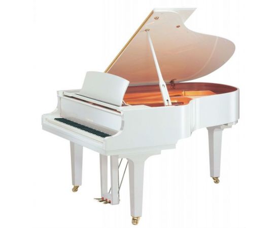 YAMAHA GB1K PWH//LZ.WITH BENCH Рояль GB1K 151см., цвет PWH - белый полированный, с банкеткой. Кабинетный рояль.Вес, кг: 261