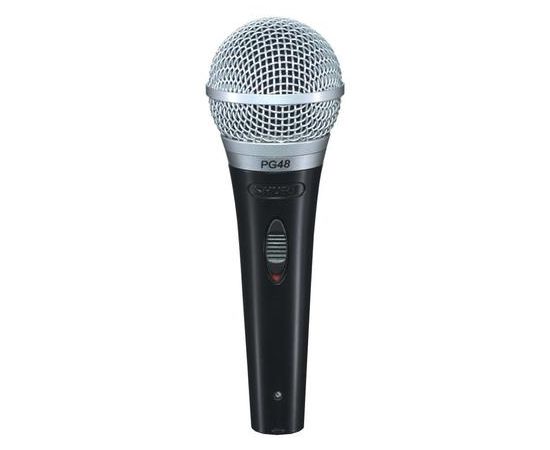 SHURE PG48-QTR кардиоидный вокальный микрофон c выключателем, с кабелем XLR -1/4'