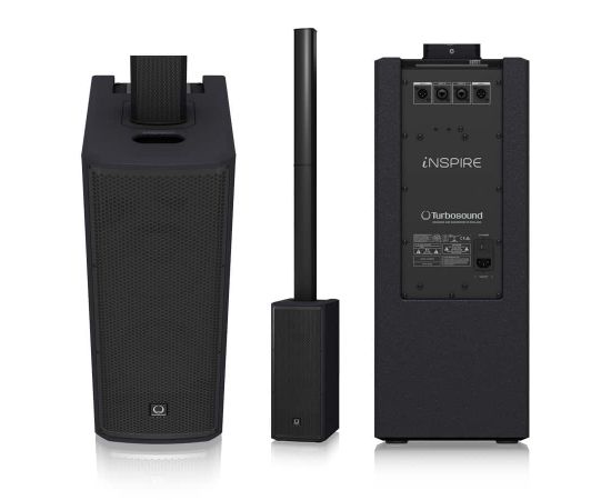 TURBOSOUND iNSPIRE iP1000 модульная аудио колонна 1000Вт, SUB-2х8", НЧ- 8х2,75"+твитт. неодим.драйве