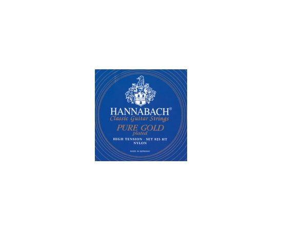 HANNABACH 825HT Blue PURE GOLD Струны для классической гитары сильного натяжения. 1, 2, 3 струны - и