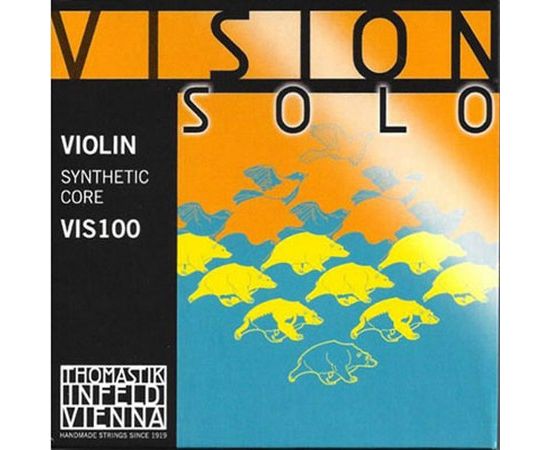 THOMASTIK VIS100 Vision Solo Комплект струн для скрипки размером 4/4, среднее натяжение