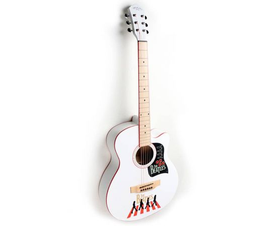 CARAVAN HS-4015 WH Гитара акустическая с вырезом, верхняя дека липа, обечайка и нижняя дека липа, гр