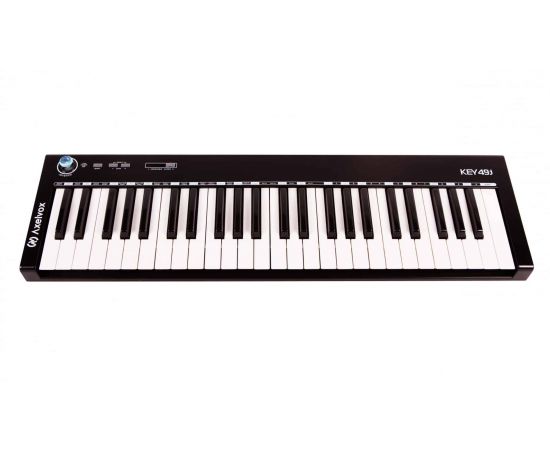 AXELVOX KEY49j black MIDI-клавиатура 4-октавная (49 клавиш) динамическая MIDI-клавиатура USB,