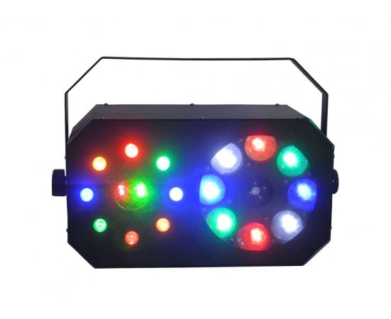XLINE Light GOBO DANCE Светодиодный прибор, 8х3 Вт RGBW GOBO CREE LED, 8х3 Вт RGBA WASH LED