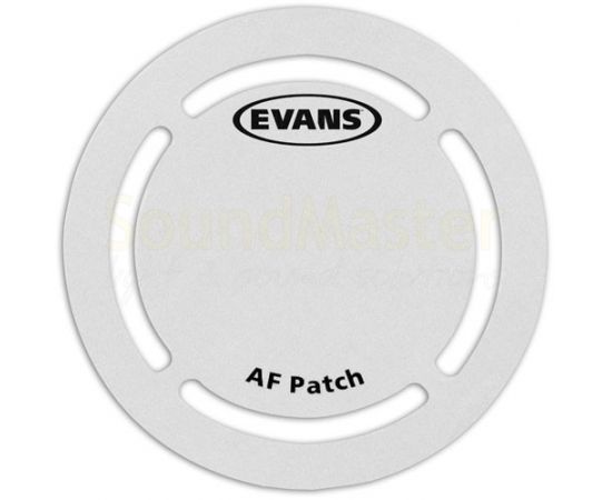 EVANS EQPAF1 Наклейка (круглая, белая) на рабочий пластик бас барабана EQPAF1