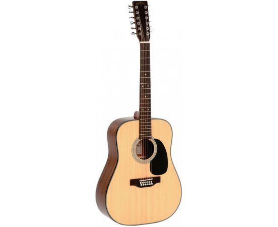 SIGMA DM12-1ST гитара акустическая,12 струн ,материал грифа: махагони накладка грифа: палисандр колк