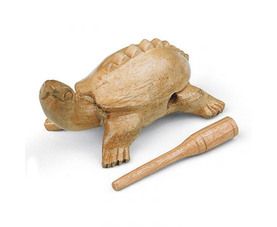 MEINL NINO539 Гуиро черепаха с колотушкой, серия: деревянные животные