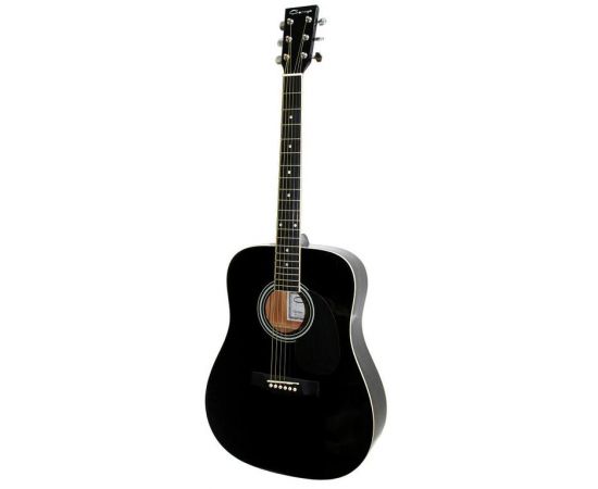 CARAYA F600-BK Акустическая гитара,Размер: 41". Форма корпуса: дредноут. Верхняя дека: липа. Задняя