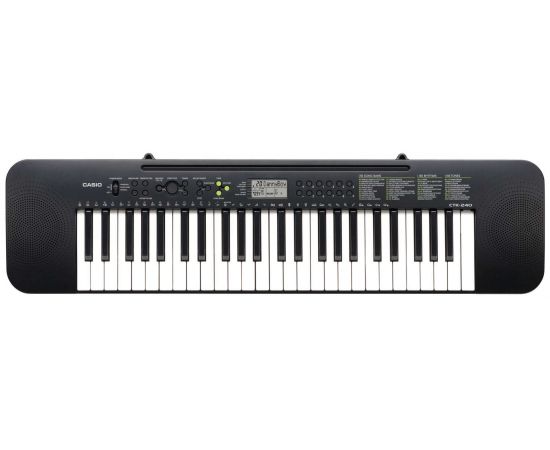CASIO CTK-240 Синтезатор 49 стандартных клавиш,12-тинотная полифония,100 тембров,100 ритмов,50 компо
