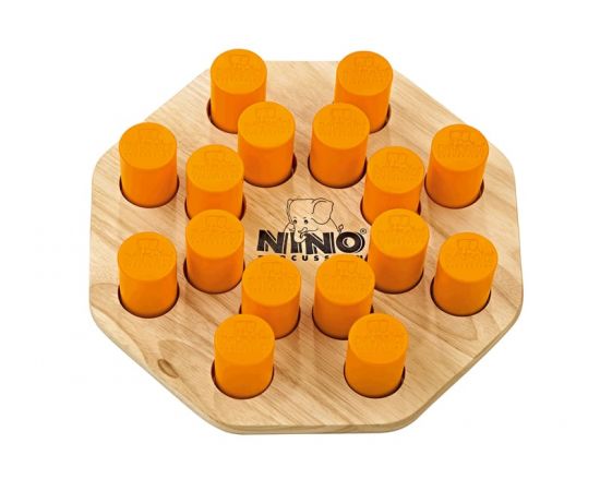 MEINL NINO526 SHAKE'N PLAY Игровой набор, 8 пар шэйкеров, руководство, деревянное поле для игры