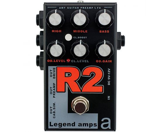 AMT R-2 Legend amps Guitar preamp (Rectifier Emulates 2) Педаль гитарная