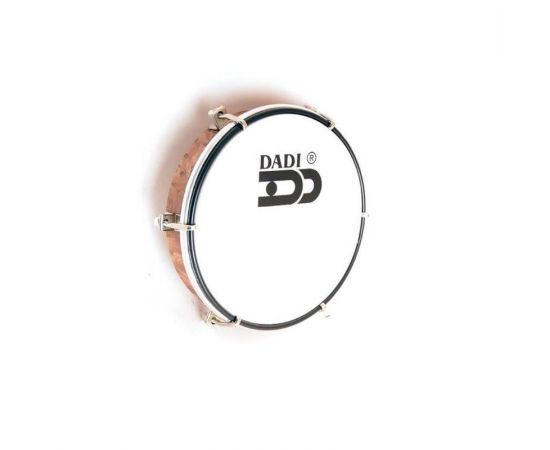 DADI HD10/P Тамбурин (бубен)  ручной 10" настраиваемый с пластиковой мембраной, материал - пластик,