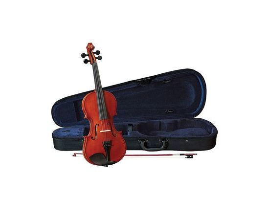 CREMONA HV-100 Скрипка 1/16 Novice Violin Outfit в комплекте скрипка c футляром, смычком и канифолью,