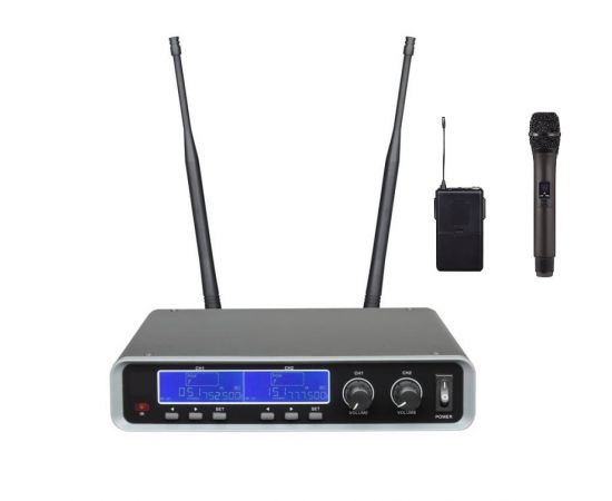 B&G IU-280AG Радиосистема вокальная, UHF 500-980MHz, PPL 2000 переключаемых  частот, Led дисплей, 1