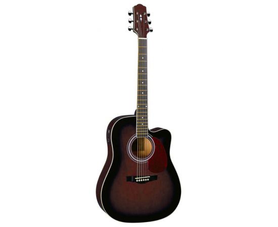 NARANDA DG220CE-WRS Акустическая гитара со звукоснимателем, с вырезом.