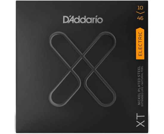 D'ADDARIO XTE1046 XT Комплект струн для электрогитары, никелированные, 10-46, с покрытием