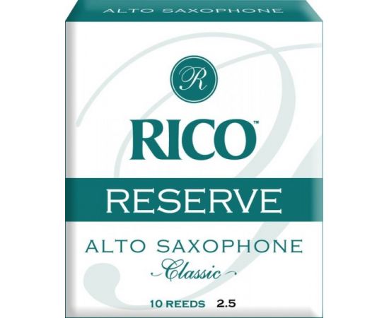 RICO RJR1025 Набор тростей для альт саксофона "RESERVE" по 10шт №2,5