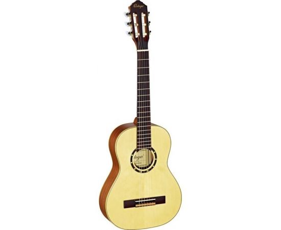ORTEGA R121-3/4 Гитара классическая, цвет натуральный, в комплект входит сумка-чехол ONB34