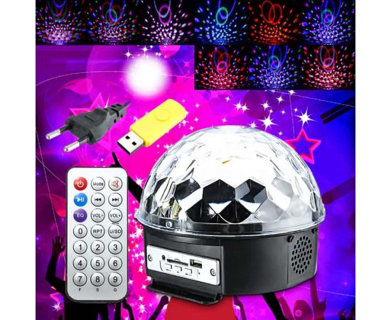 LED STAR X-MB03 Cystal Magic Ball  X-MB03 LED Light Three color