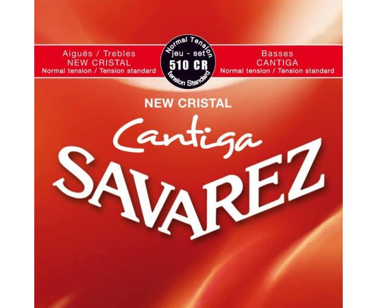 SAVAREZ 510 CR NEW CRISTAL CANTIGA Струны д/классических гитар (29-33-41-29-34-43) нормального натяж