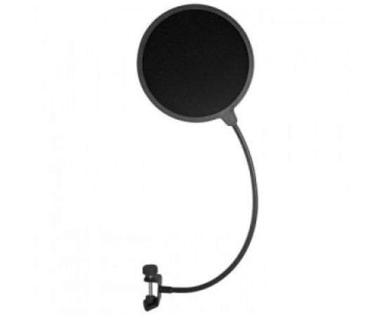 KOOLTONE WS-04 Поп-фильтр для микрофона, цвет черный-матовый .Диаметр:15см.Нейлон.