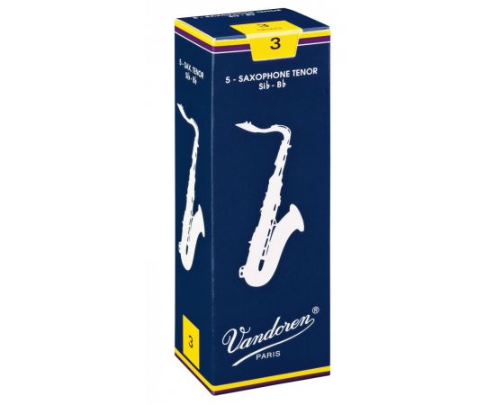 VANDOREN SR223 № 3 Трость д/саксофона тенор, серия Traditional, упаковка 5 штук