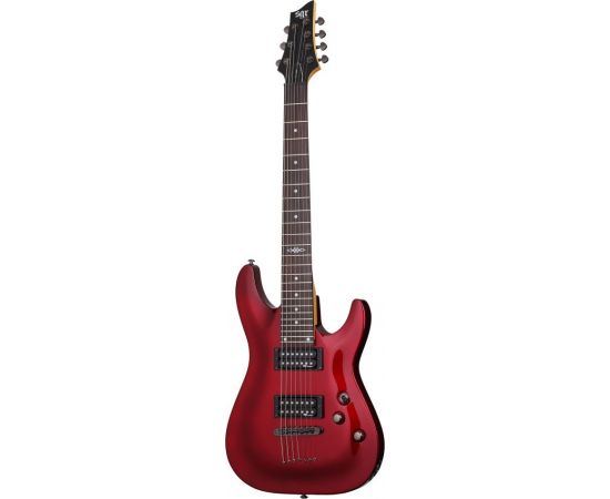SCHECTER SGR C-7 M RED Гитара электрическая, 7 струн, корпус липа, гриф клен, лады 24 Medium