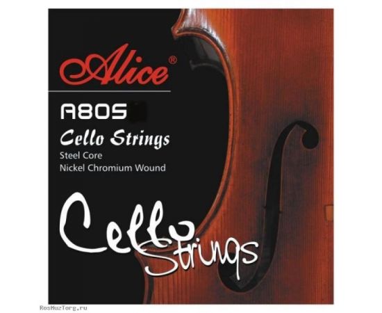 ALICE A805A 3/4 Струны для виолончели 3/4, обмотка из хромоникелиева сплава