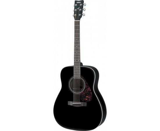 YAMAHA F370BLACK Акустическая гитара, верхняя дека ель, корпус нато, гриф нато, накладка на гриф палисандр, цвет черный