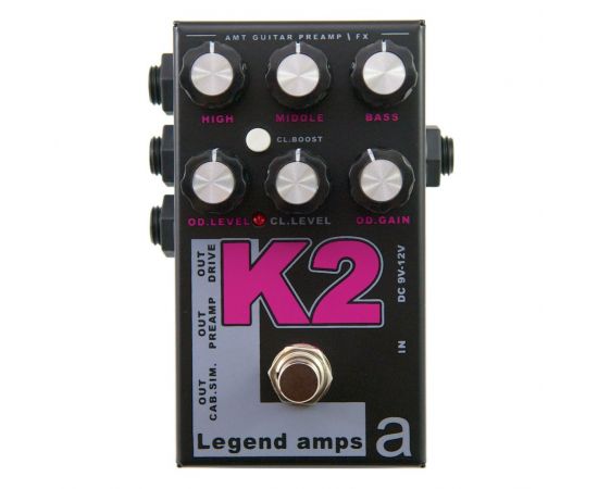 AMT K-2 Legend amps Guitar preamp (Krank Emulates 2) Педаль гитарная
