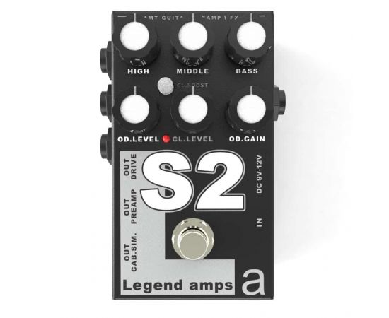 AMT S-2 Legend amps Guitar preamp (Soldano Emulates 2) Педаль гитарная