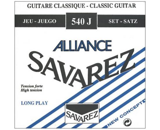 SAVAREZ 540 J (25-28-34-29-35-44) Струны д/классических гитар ALLIANCE HT CLASSIC сильного натяжения.