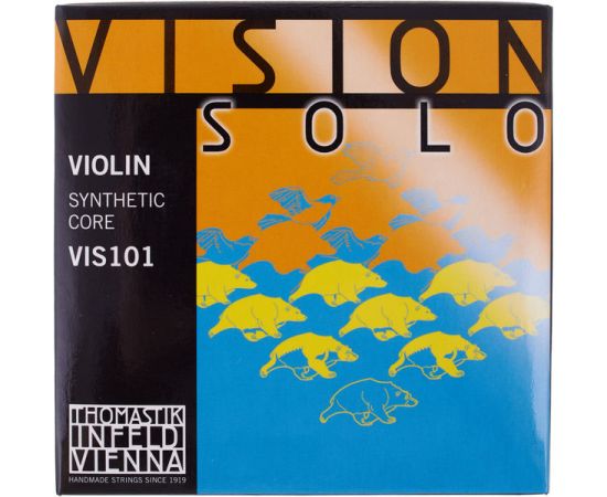 THOMASTIK VIS101 Vision Solo Комплект струн для скрипки размером 4/4, среднее натяжение