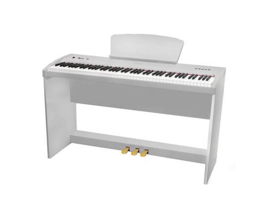 SAI PIANO P-9WH Цифровое пианино, 88 клавиш, молоточковая механика, 3 уровня чувствительности, 8+130 тембров, 64 голосая полифония, хорус, реверберация, MP3 плеер/рекордер, 4 демо, усилитель 2*14Вт