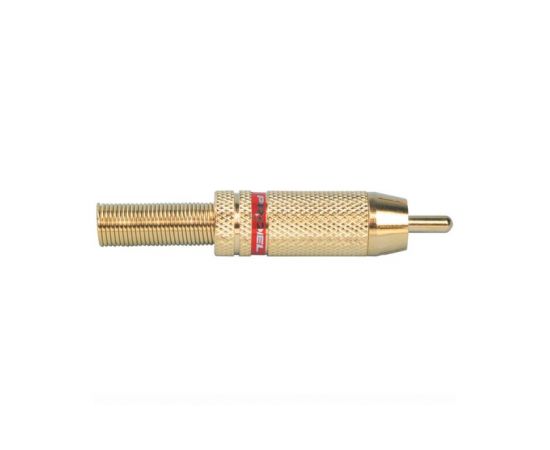 PROEL RCA MRCA30RD Разъём тюльпан кабельный, никель, красное кольцо, ПАПА
