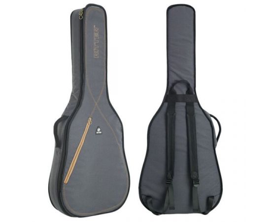 RITTER RGS3-D/MGB Чехол для акустической гитары, защитное уплотнение 10мм+5мм, цвет серый MGB
