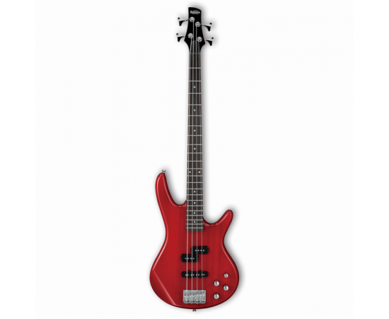 IBANEZ GSR200-TR активная бас-гитара, серия GIO, цвет красный, корпус тополь, гриф на болтах, клен,