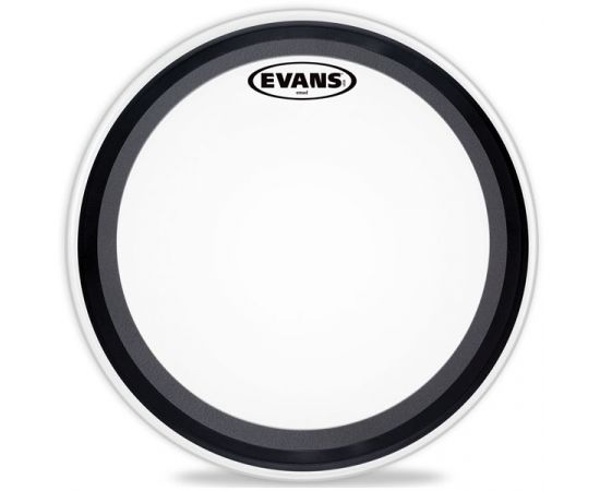 EVANS BD22EMADCW - пластик 22'' Externally Mounted Ajustable Damping Coated для бас барабана