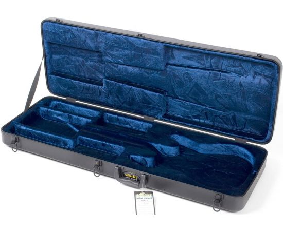 SCHECTER SGR-1C Case Кейс электрогитары, пластиковый корпус, плюшевая подкладка, металлический замок
