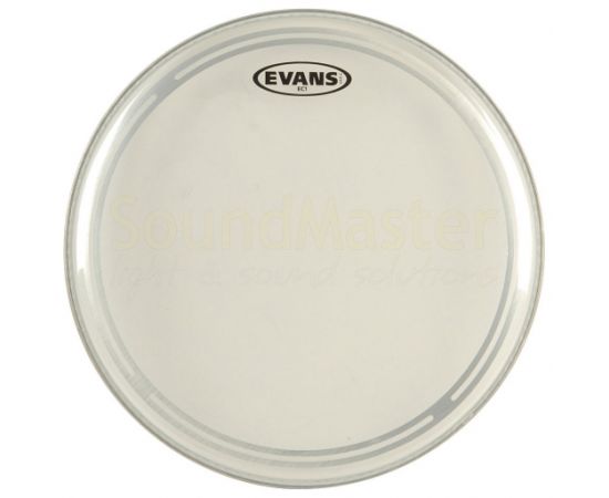 EVANS TT13EC1 Пластик барабанный прозрачный однослойный, контроль-кольцо 13"