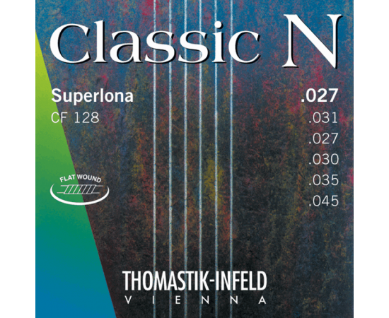 THOMASTIK INFELD CF128 Classic N Superlona Flat Wound Комплект Струны для классической гитары 27-45